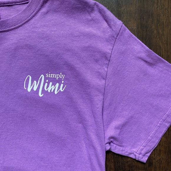 Mimi Simply Southern Shirt Purple T-Shirt Top Blessed to Be Called Mimi Shirts S - Picture 5 of 6
